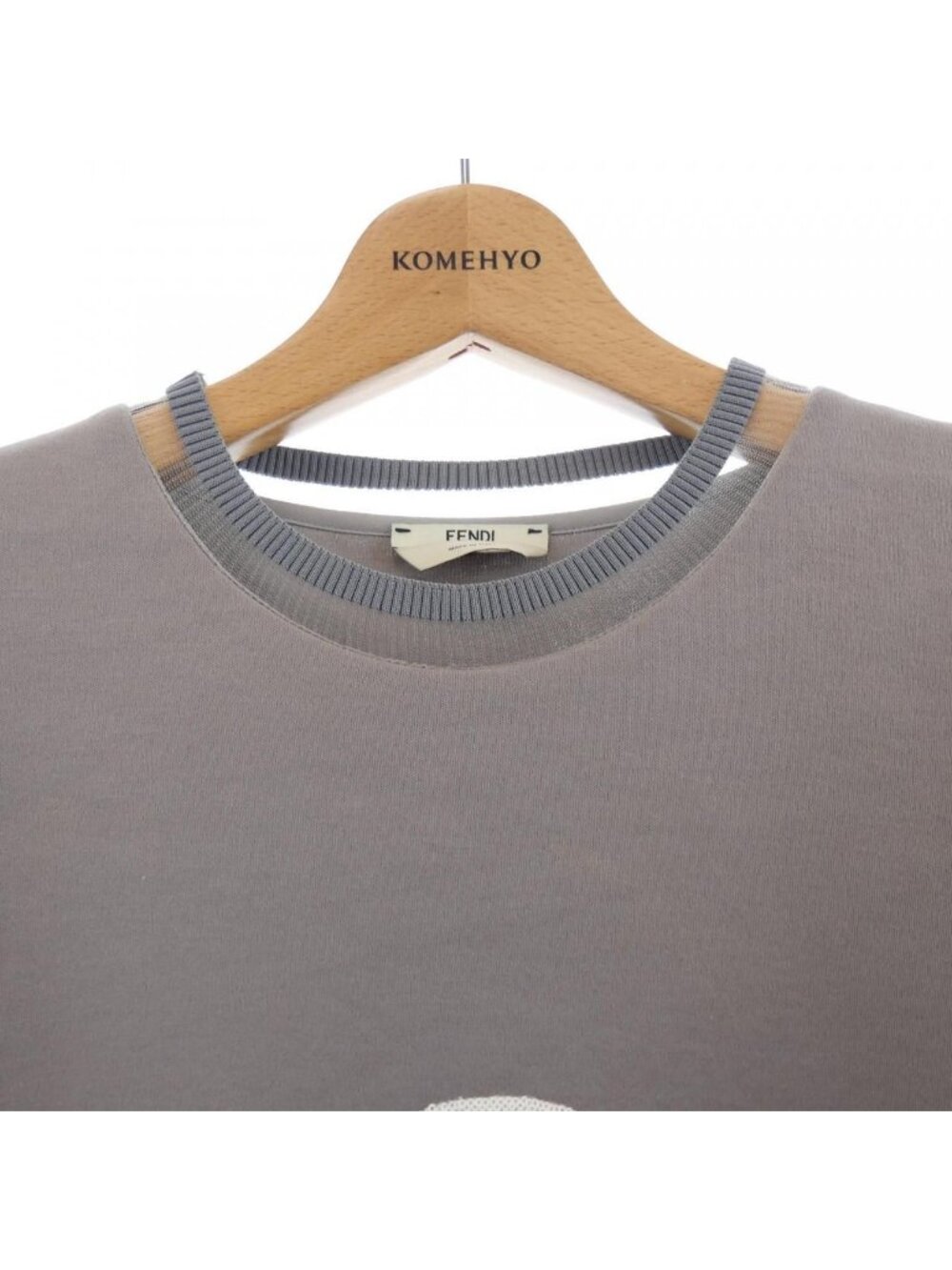 Fendi O2g Sweatshirt Beige - Picture 6 of 7